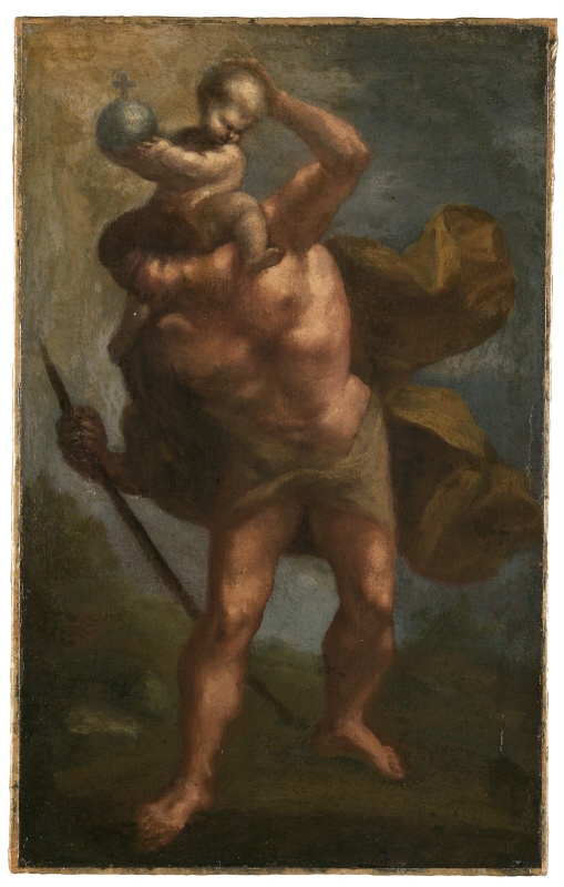 St Christopher with the Christ Child