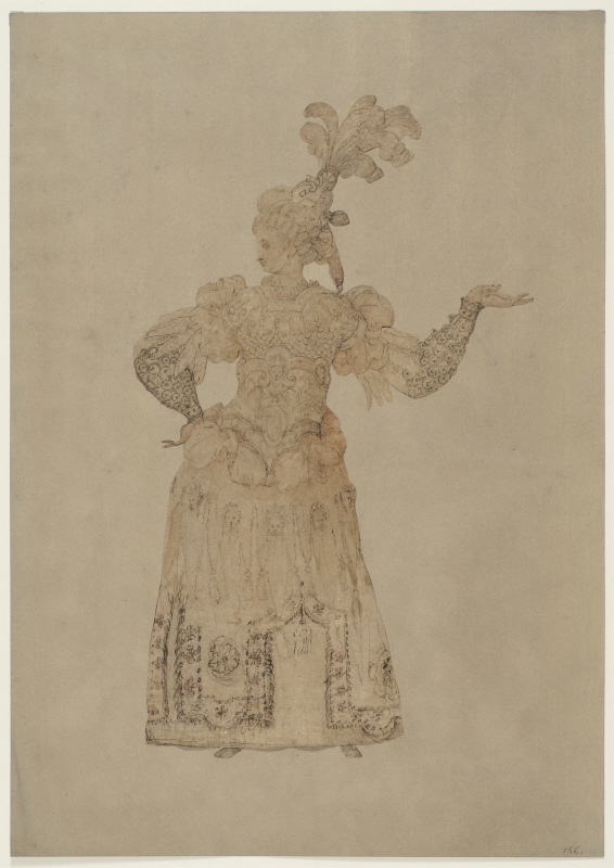 Woman in a Sumptuous Dress