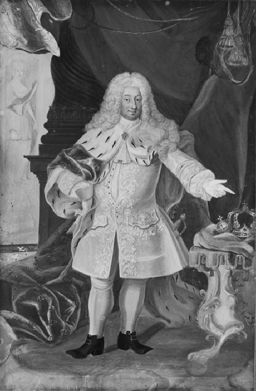 Fredrik I (1676-1751), lantgreve av Hessen-Kassel, kung av Sverige, gift med 1. Lovisa Dorotea Sofia av Preussen, 2. Ulrika Eleonora d.y. av Sverige