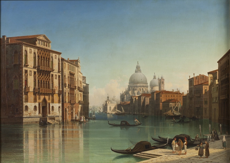 View of Canal Grande in Venice