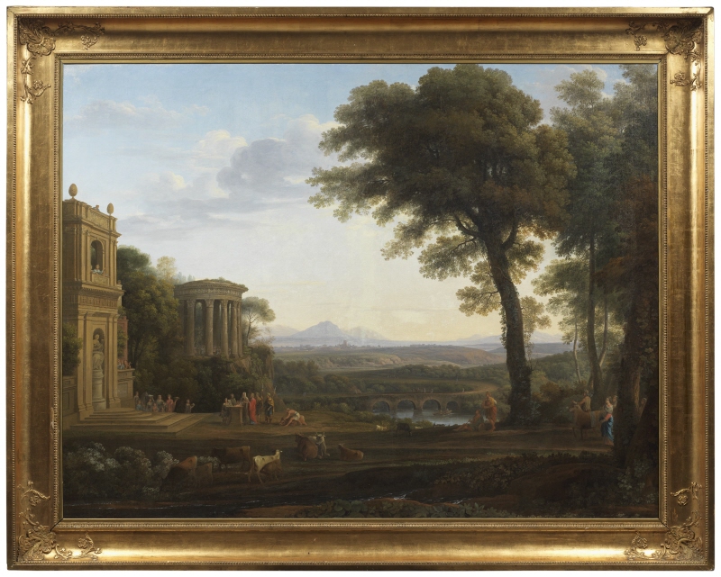 Landscape with the Father of Psyche Sacrificing at the Miletian Temple of Apollo