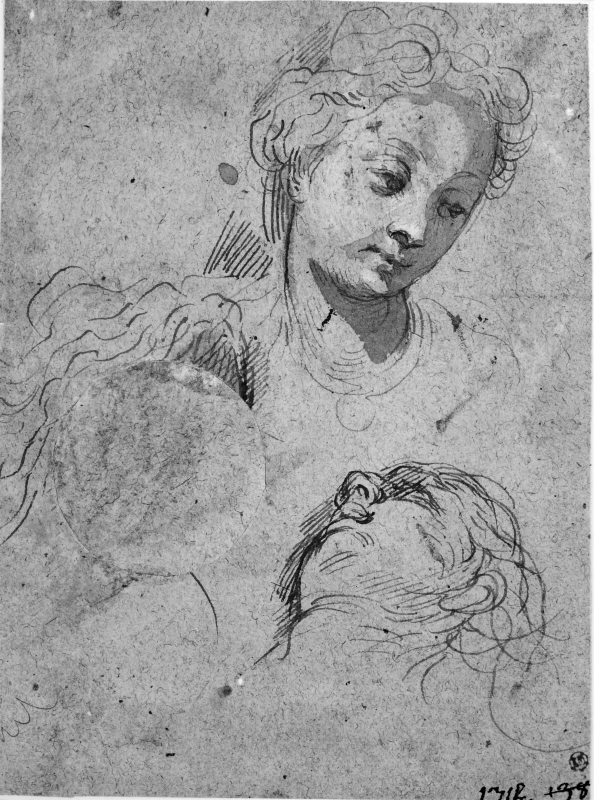 Two Studies of a Woman's Head