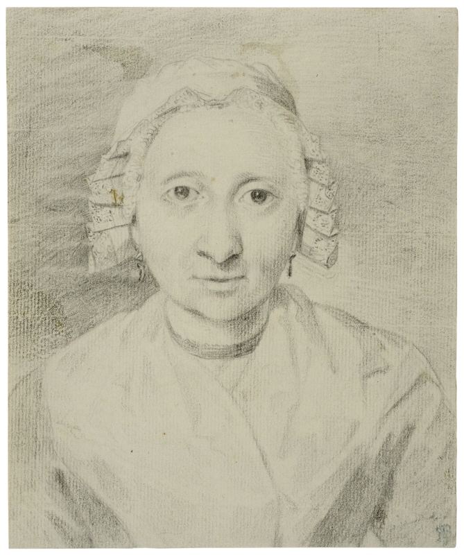 Portrait of a Woman in a Lace-Trimmed Bonnet
