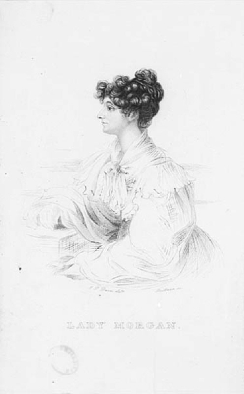 Porträtt av Lady Morgan
