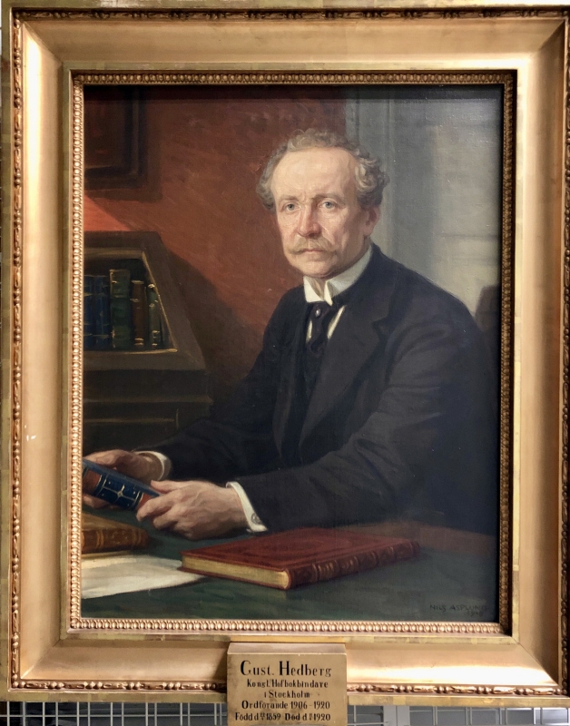 Gustaf Hedberg, 1859-1920, hovbokbindare