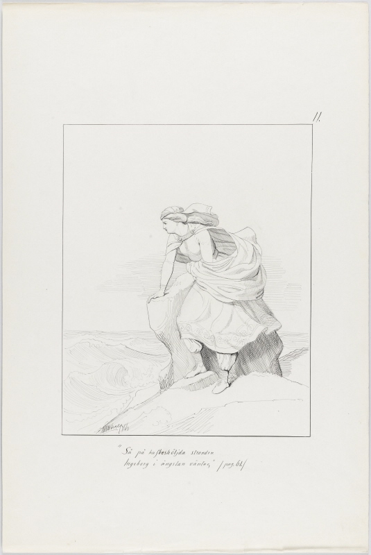 Illustration 11 till "En Vikingasaga" av Karl XV
