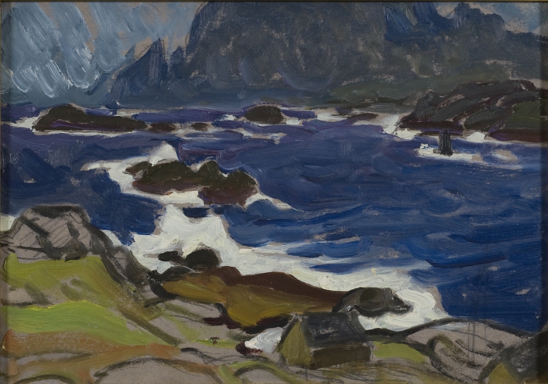 Study during a Storm. From Lofoten