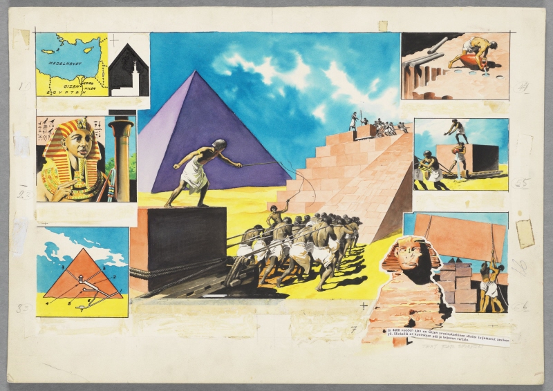 “This is how the Pyramids of Egypt were Built”, Kamratposten, no. 16, 1960