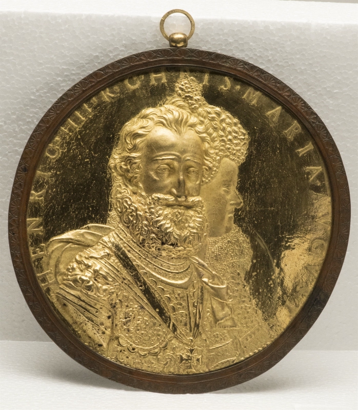Medallion, Henri IV and Marie de Medici, King and Queen of France