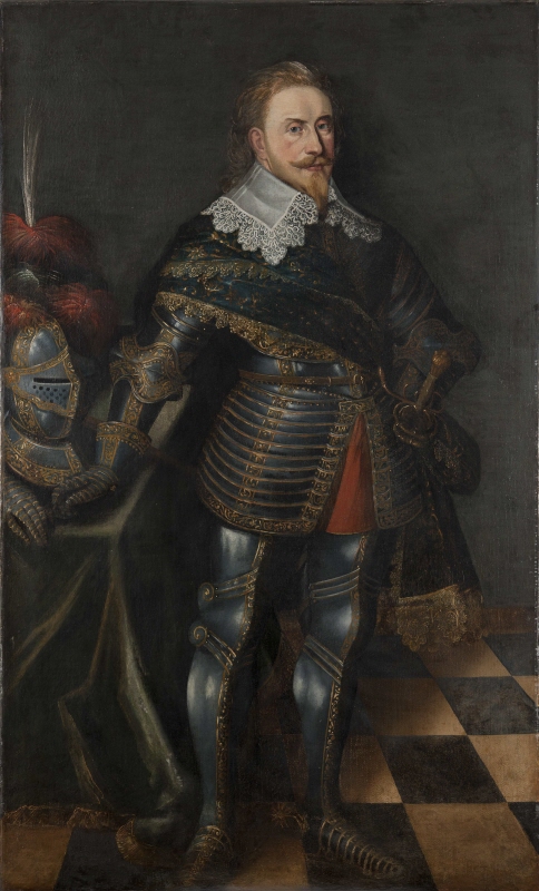 Gustav II Adolf (1594-1632), king Gustavus Adolphus of Sweden, married with Maria Eleonora of Brandenburg