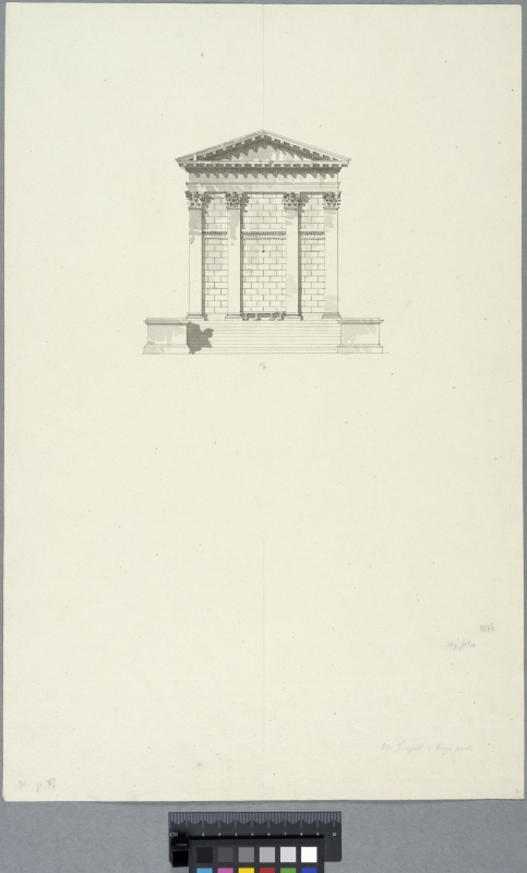 Project for the Temple of Cupid and Psyche at Haga, the First Proposal