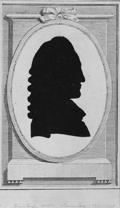 Christoph Wilhelm Lüdeke (1737-1805), präst, skriftställare, pastor primarius vid Tyska församlingen i Stockholm, gift med Elisabeth Sofia Hohleisen